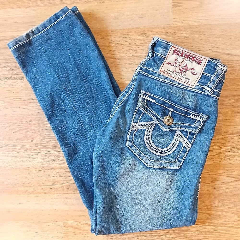 Y2K True Religion Billy Super T Women's Blue Denim Jeans